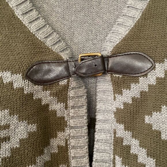 Banana republic cotton blend poncho.  Size xs/s - Picture 3 of 9